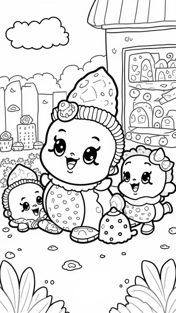 shopkins coloring pages free printable